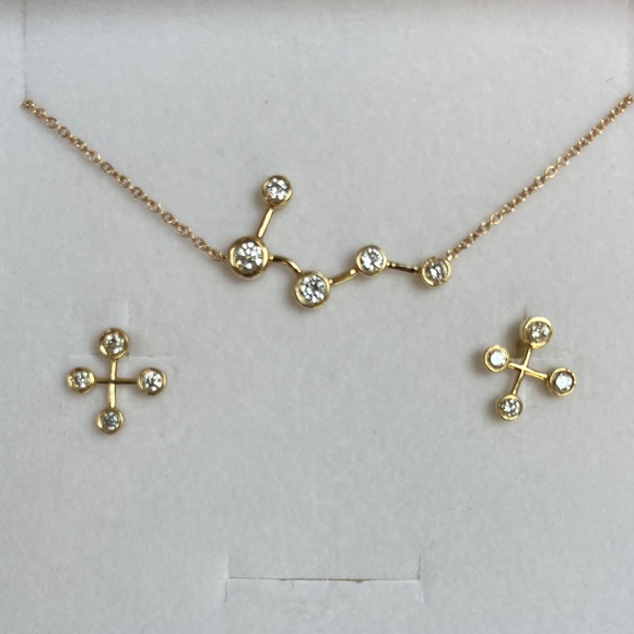 ✨ Logan Hollowell Big Dipper Necklace & Earrings Set ✨ - Picture 1 of 4
